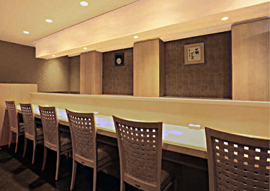 銀座カウンター席