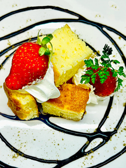 ほうじ茶のバターケーキ